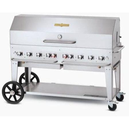 Crown Verity 60in Mobile Gas Grill with 1x Dome Package - 50/100lb Tanks Only CV-MCB-60-SI50/100-1RDP IMAGE 1