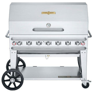 Crown Verity 48in Rental Gas Grill with Dome Package - Bulk Tanks Only CV-RCB-48-RDP-SI-BULK IMAGE 1