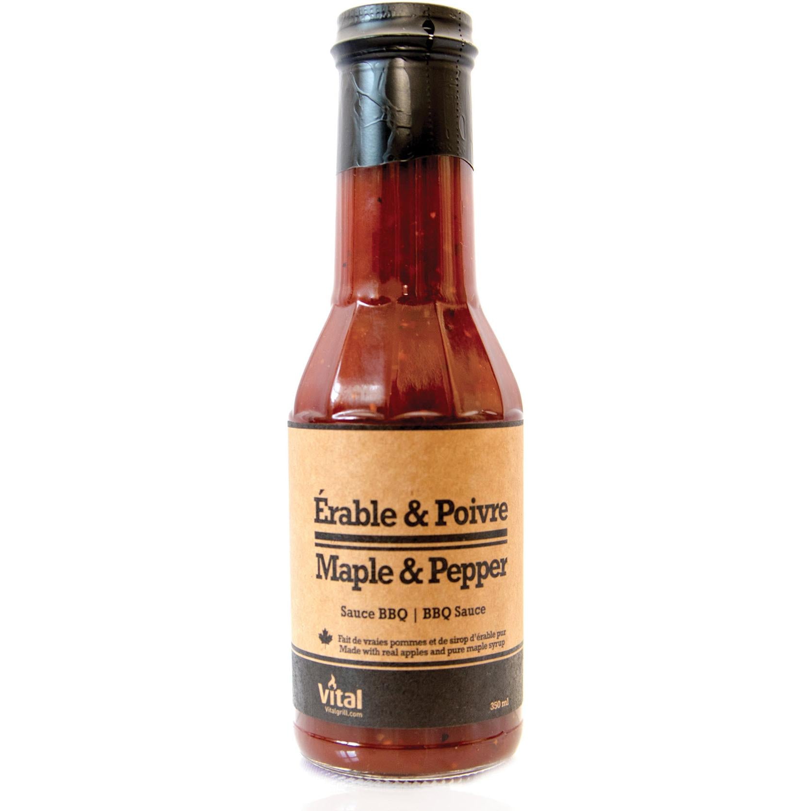 Vital Grill 350ml Maple & Pepper BBQ Sauce VGS2000-01 IMAGE 1