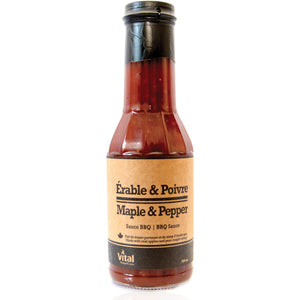 Vital Grill 350ml Maple & Pepper BBQ Sauce VGS2000-01 IMAGE 1