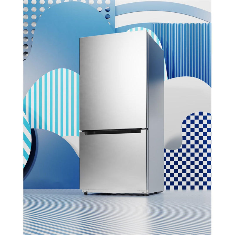Midea 30-inch, 18.7 cu. ft. Bottom Freezer Refrigerator MRB19B7AST IMAGE 12