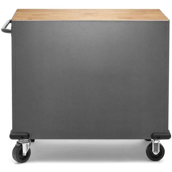 Gladiator Garageworks Premier 41-inch 9-drawer mobile tool workbench with solid wood top GAMT41HWJG IMAGE 9