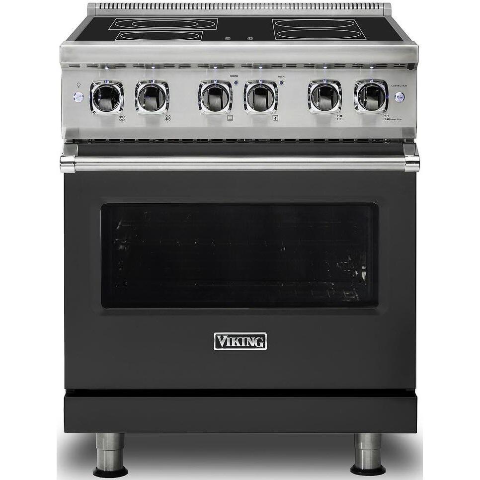 Viking 30-inch Freestanding Electric Range with SoftLit™ LED Lights CVER5301-4BCS IMAGE 1