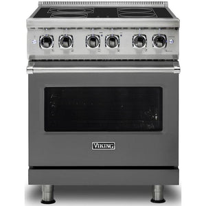 Viking 30-inch Freestanding Electric Range with SoftLit™ LED Lights CVER5301-4BDG IMAGE 1