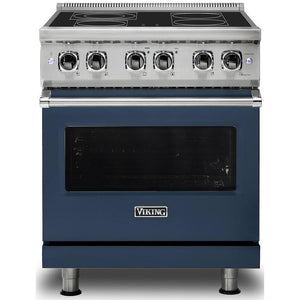 Viking 30-inch Freestanding Electric Range with SoftLit™ LED Lights CVER5301-4BSB IMAGE 1