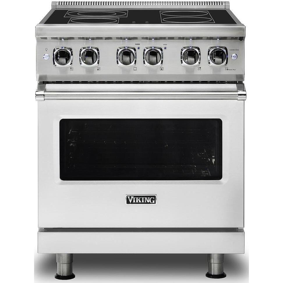 Viking 30-inch Freestanding Electric Range with SoftLit™ LED Lights CVER5301-4BSS IMAGE 1