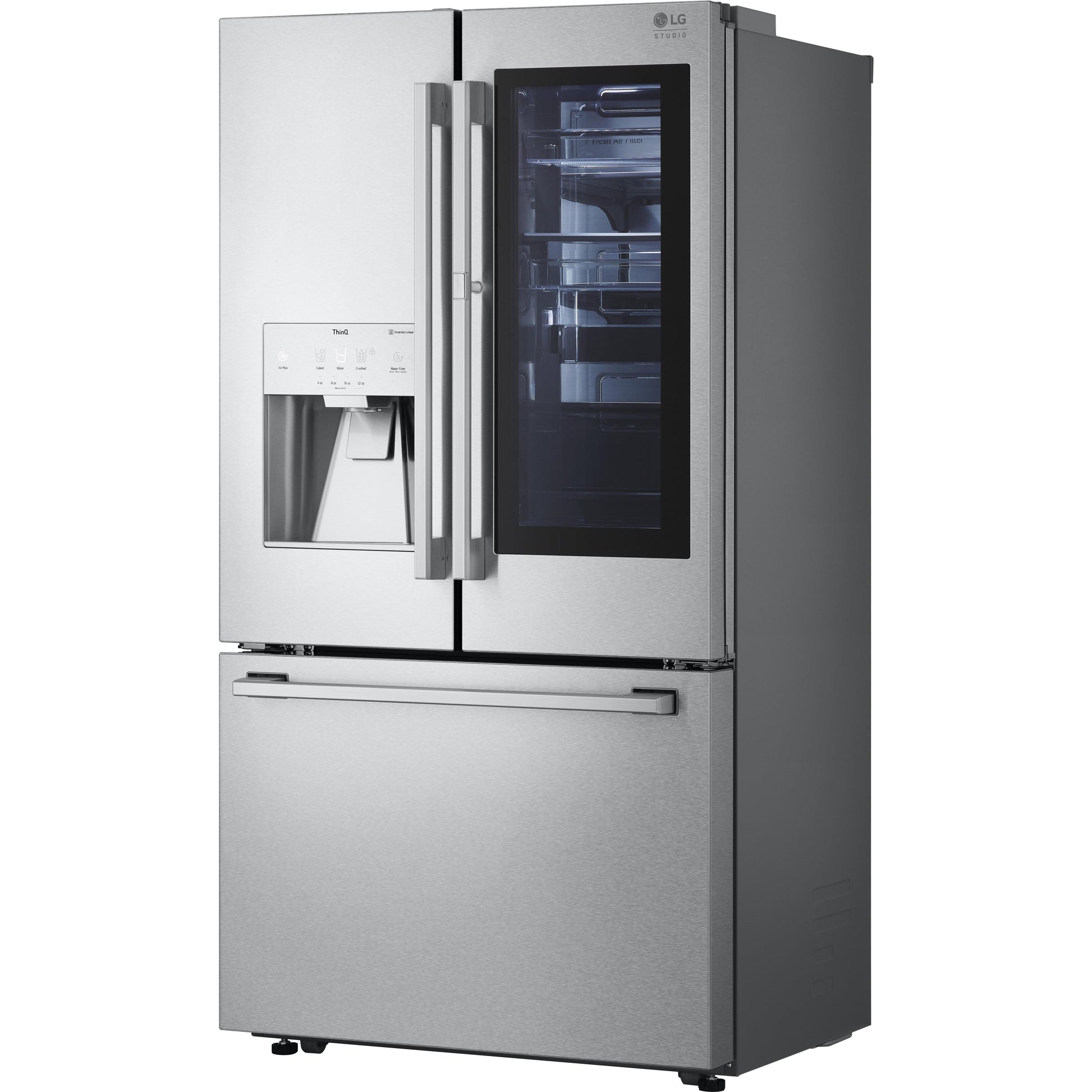 LG 36-inch, 23.5 cu.ft. Freestanding French 3-Door Refrigerator with Wi-Fi Connect SRFVC2416S IMAGE 14