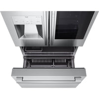 LG 36-inch, 23.5 cu.ft. Freestanding French 3-Door Refrigerator with Wi-Fi Connect SRFVC2416S IMAGE 4