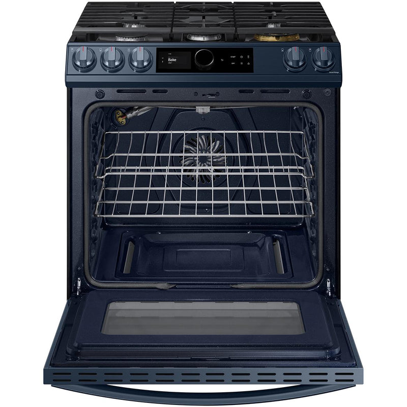 Samsung 30-inch Slide-in Gas Range with Wi-Fi Technology NX60A8711QN/AA IMAGE 2
