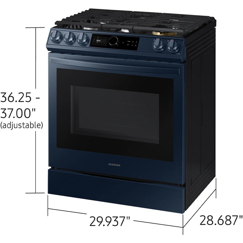 Samsung 30-inch Slide-in Gas Range with Wi-Fi Technology NX60A8711QN/AA IMAGE 5