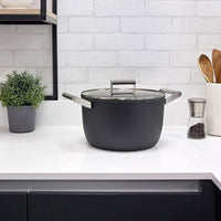Smeg 26cm Non-Stick Casserole CKFC2611BLM IMAGE 2