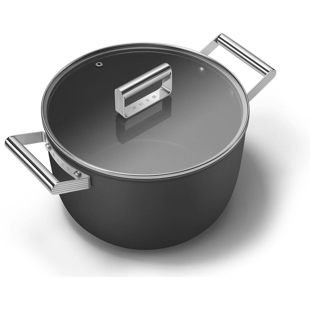 Smeg 26cm Non-Stick Casserole CKFC2611BLM IMAGE 4