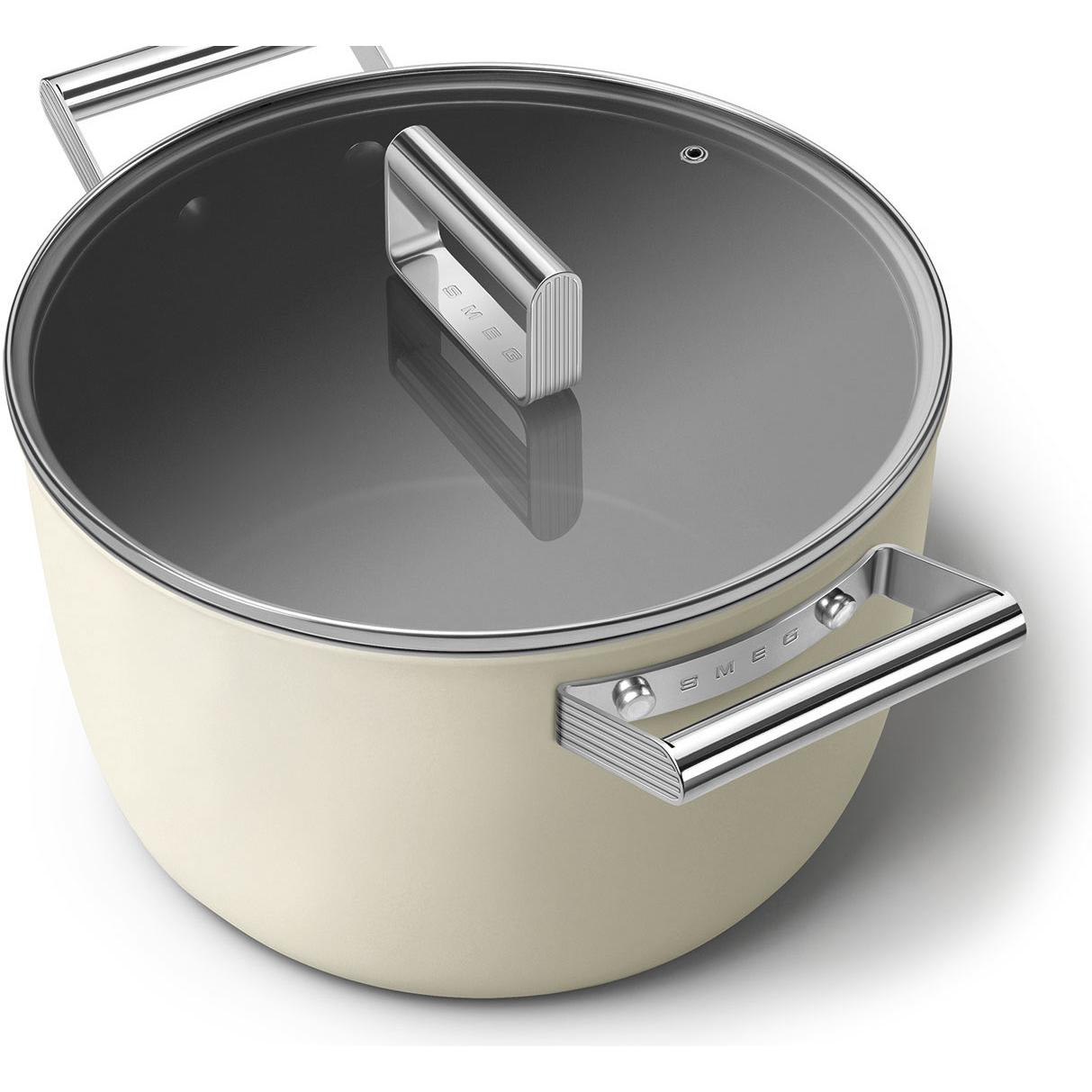 Smeg 26cm Non-Stick Casserole CKFC2611CRM IMAGE 9