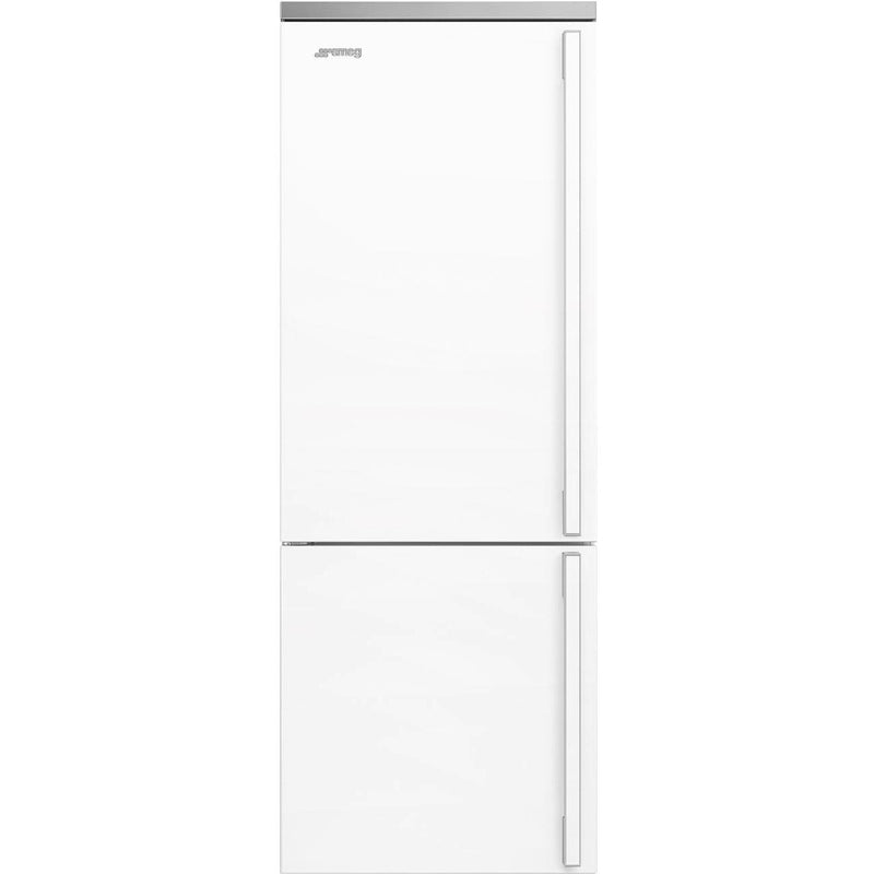 Smeg 28-inch, 18.01 cu. ft. Bottom Freezer Refrigerator FA490ULWH IMAGE 1