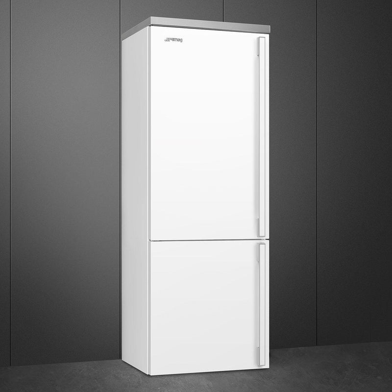 Smeg 28-inch, 18.01 cu. ft. Bottom Freezer Refrigerator FA490ULWH IMAGE 4