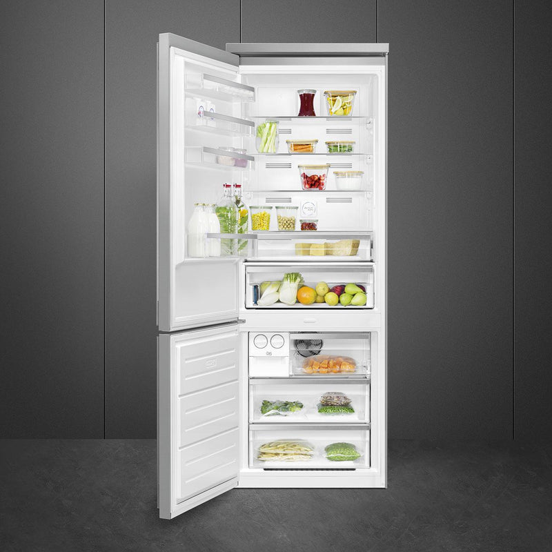 Smeg 28-inch, 18.01 cu. ft. Bottom Freezer Refrigerator FA490ULX IMAGE 7