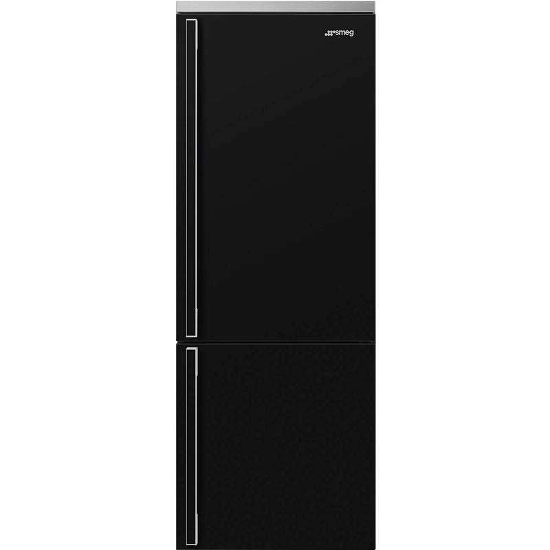 Smeg 28-inch, 18.01 cu. ft. Bottom Freezer Refrigerator FA490URBL IMAGE 1