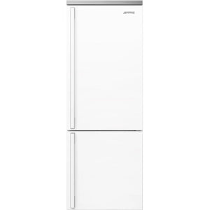 Smeg 28-inch, 18.01 cu. ft. Bottom Freezer Refrigerator FA490URWH IMAGE 1