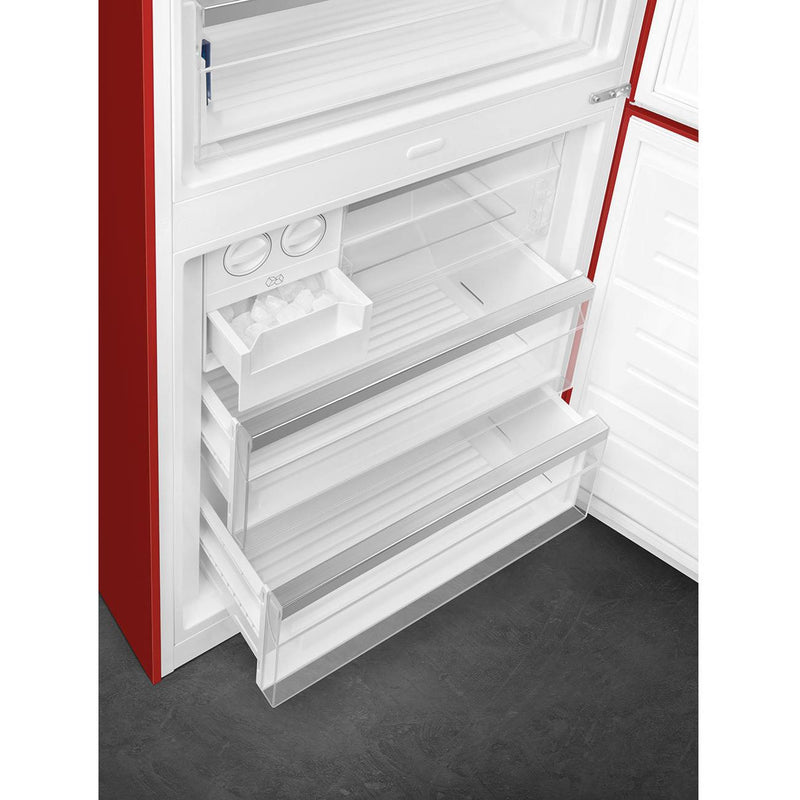 Smeg 28-inch, 18.01 cu. ft. Bottom Freezer Refrigerator FA490URR IMAGE 10