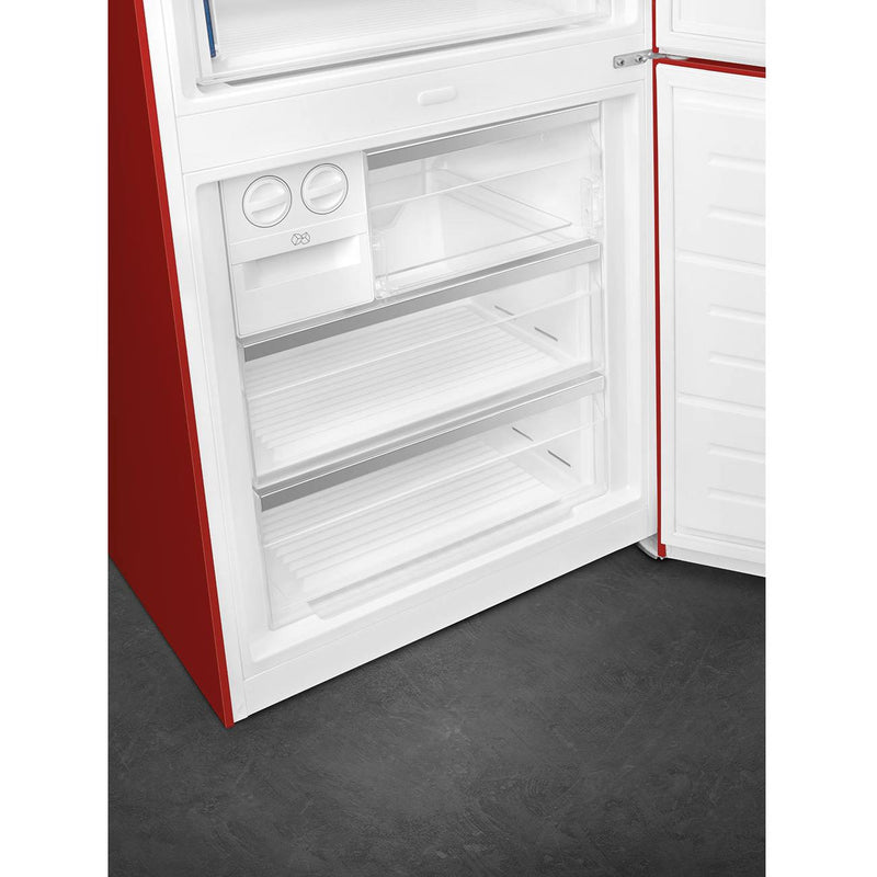 Smeg 28-inch, 18.01 cu. ft. Bottom Freezer Refrigerator FA490URR IMAGE 9