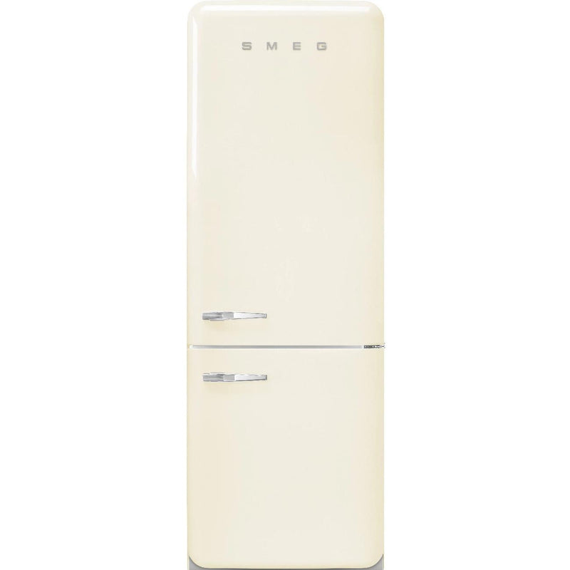 Smeg 28-inch, 18.01 cu. ft. Bottom Freezer Refrigerator FAB38URCR IMAGE 1
