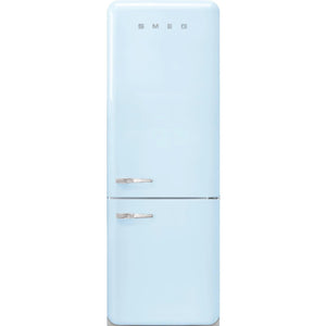 Smeg 28-inch, 18.01 cu. ft. Bottom Freezer Refrigerator FAB38URPB IMAGE 1
