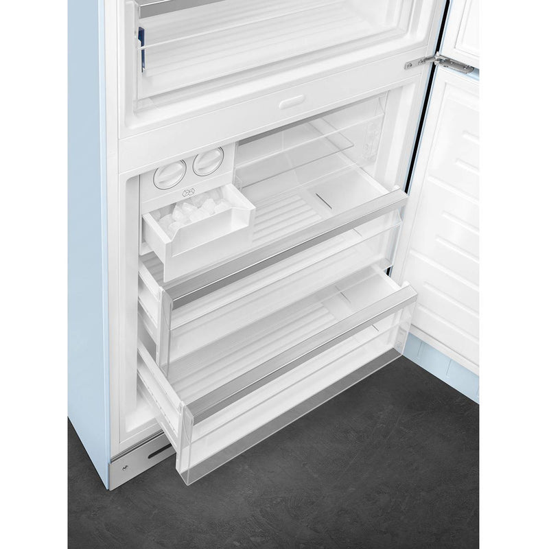 Smeg 28-inch, 18.01 cu. ft. Bottom Freezer Refrigerator FAB38URPB IMAGE 10