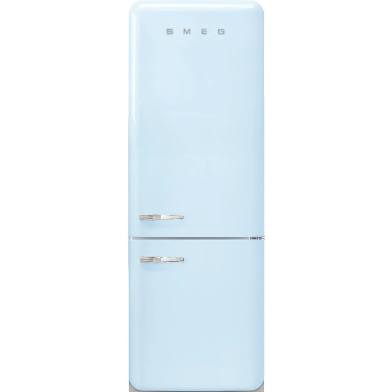 Smeg 28-inch, 18.01 cu. ft. Bottom Freezer Refrigerator FAB38URPB IMAGE 1
