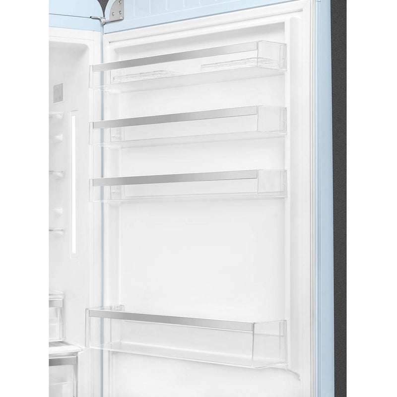Smeg 28-inch, 18.01 cu. ft. Bottom Freezer Refrigerator FAB38URPB IMAGE 8