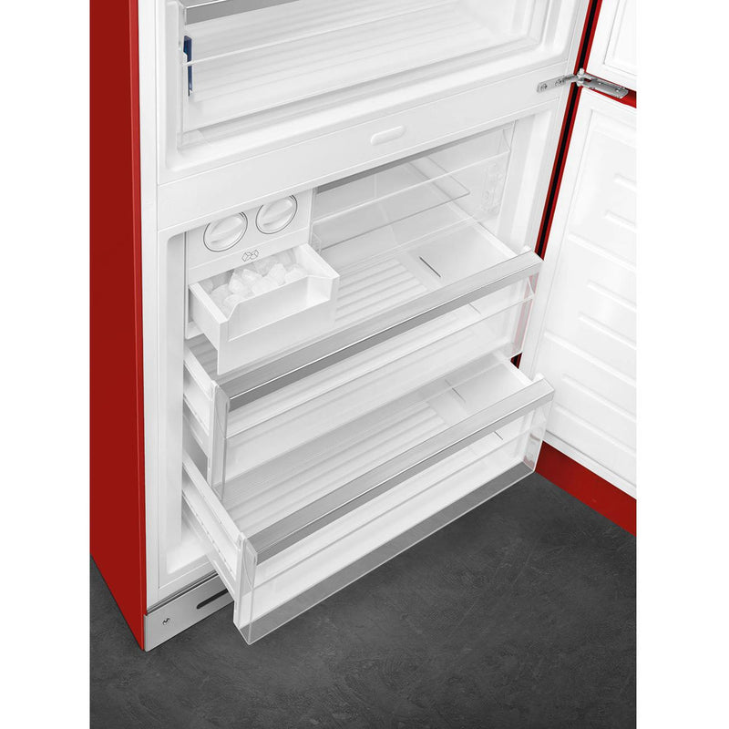 Smeg 28-inch, 18.01 cu. ft. Bottom Freezer Refrigerator FAB38URRD IMAGE 10
