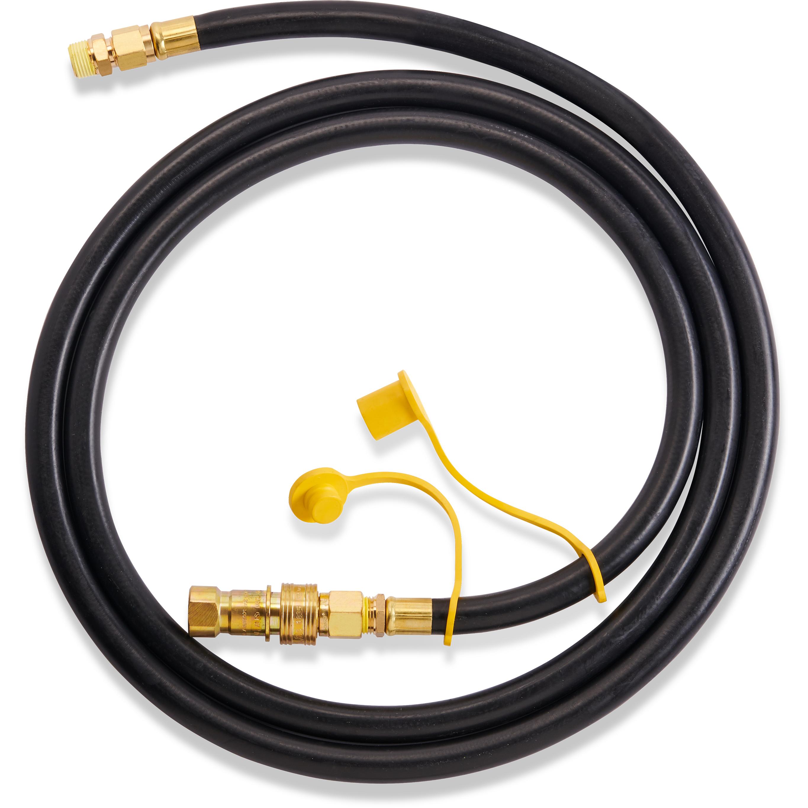 Crown Verity 3/4in x 10ft Hose with Quick Disconnect Set ZCV-NGH075 IMAGE 1
