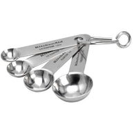 KitchenAid 4-Piece Stainless Steel Measuring Spoon Set KN057OHSSACN IMAGE 1