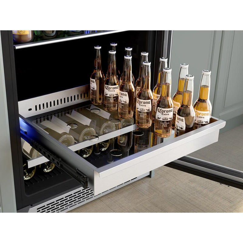 Zephyr PRESRV™ Series 15.3 cu.ft. Freestanding Combination Beverage/Wine Center PRWB24F02BG IMAGE 4