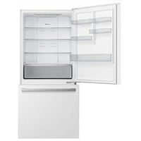 Hisense 31-inch, 17 cu.ft. Counter-Depth Bottom Freezer Refrigerator RB17A2CWE IMAGE 6