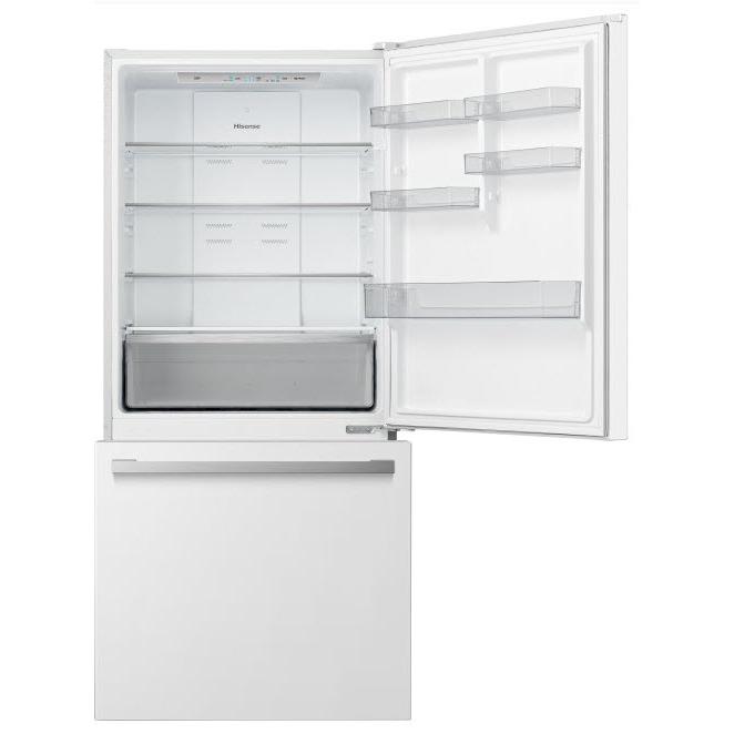 Hisense 31-inch, 17 cu.ft. Counter-Depth Bottom Freezer Refrigerator RB17A2CWE IMAGE 6