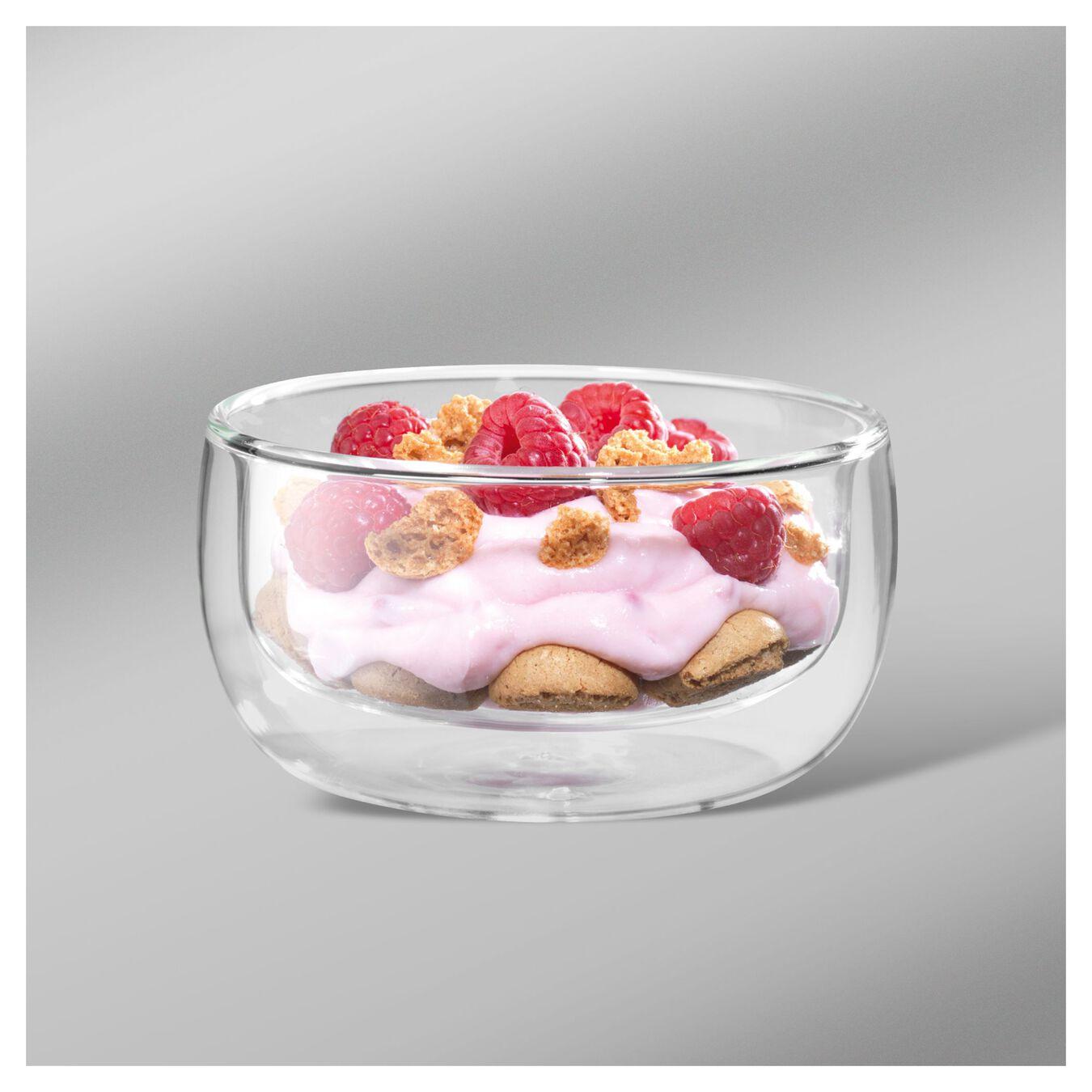 Zwilling Sorrento 2-Piece Double-Wall Glass Bowl Set 1003091 IMAGE 3