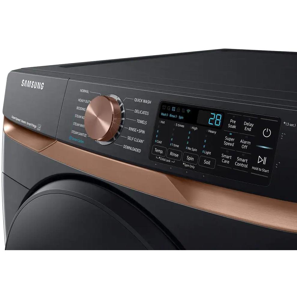 Samsung Smart Front Loading Washer with Super Speed Wash and Steam WF50BG8300AVUS IMAGE 7