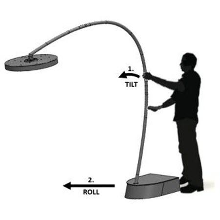 Bromic Heating Eclipse Portable Replacement Base Wheel Set BH8380004 IMAGE 1