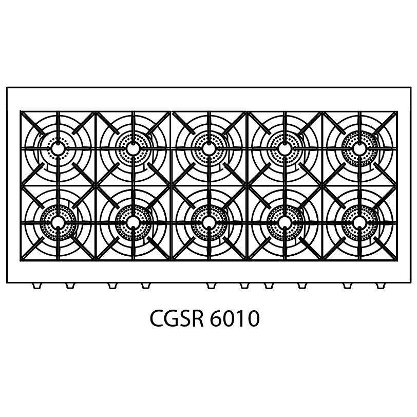 Capital 60-inch Gas Range CGSR6010 IMAGE 2