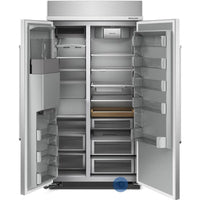 KitchenAid 42-inch, 25.1 cu. ft. Built-in Side-by-Side Refrigerator with External Water and Ice Dispensing System KBSD702MSS IMAGE 2
