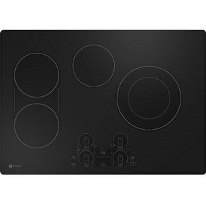 GE Profile 30-inch Built-in Electric Cooktop With Wi-Fi PEP7030DTBB IMAGE 1