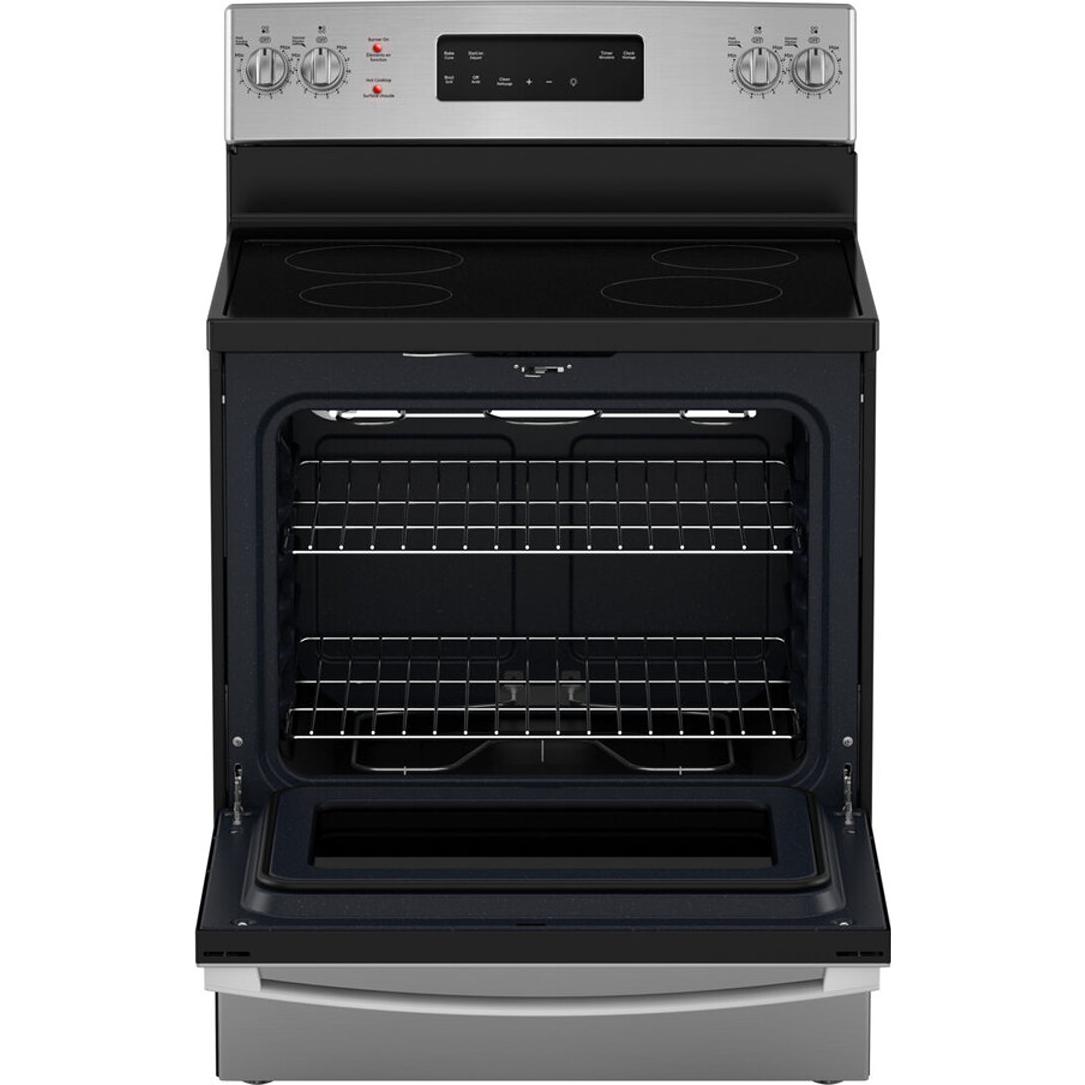 GE 30-inch Freestanding Electric Range JCBS630SVSS IMAGE 4