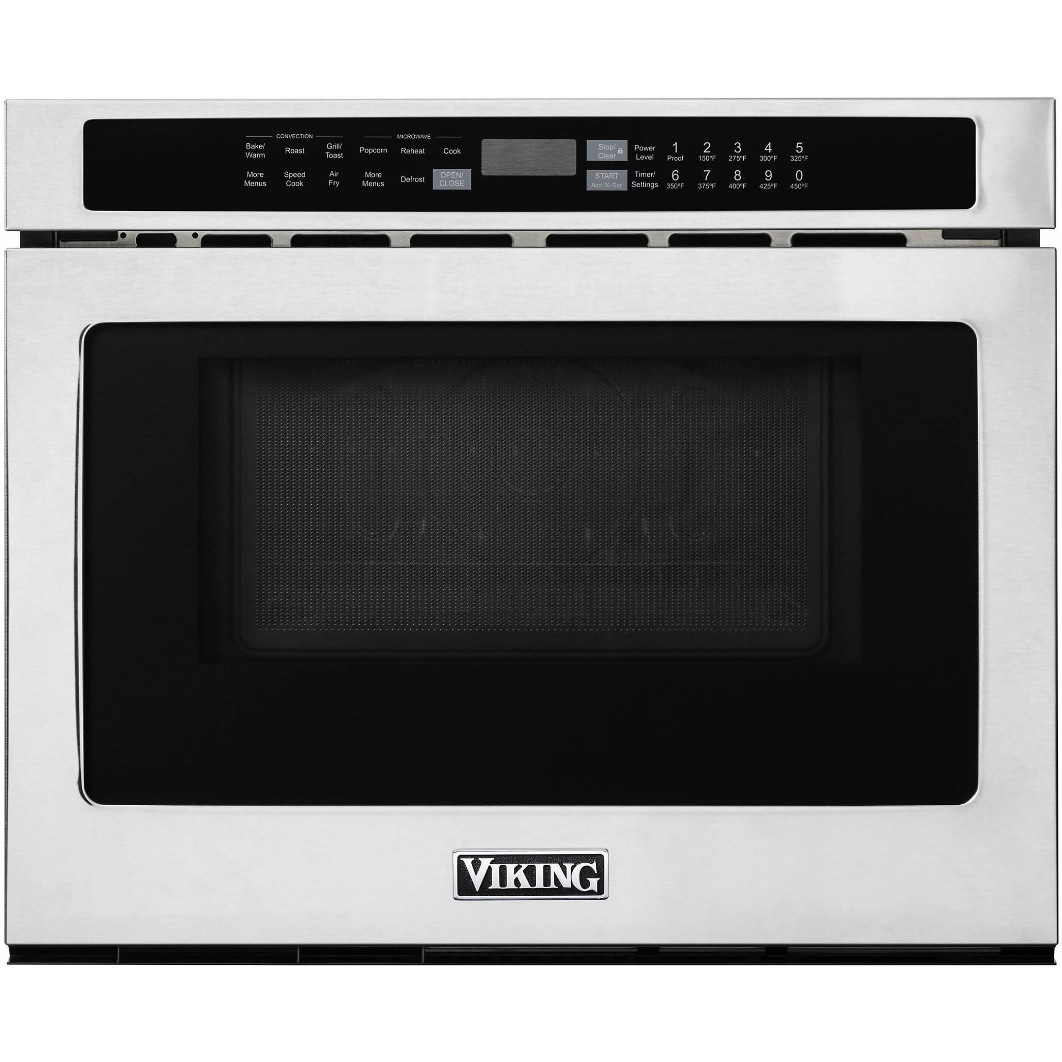 Viking 24-inch, 1.4 cu. ft. Drawer Microwave Oven with Convection VMODC5240SS IMAGE 1