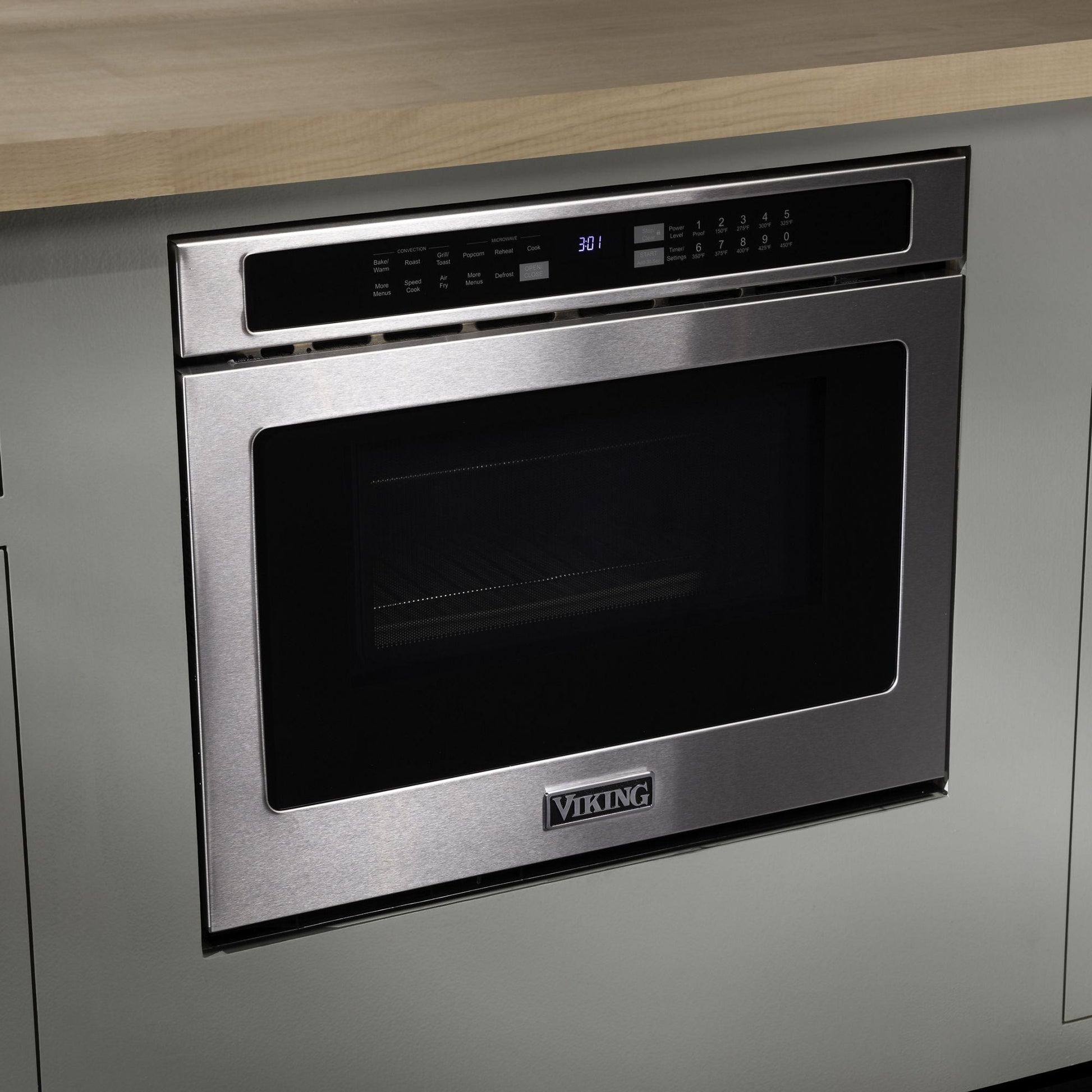 Viking 24-inch, 1.4 cu. ft. Drawer Microwave Oven with Convection VMODC5240SS IMAGE 3