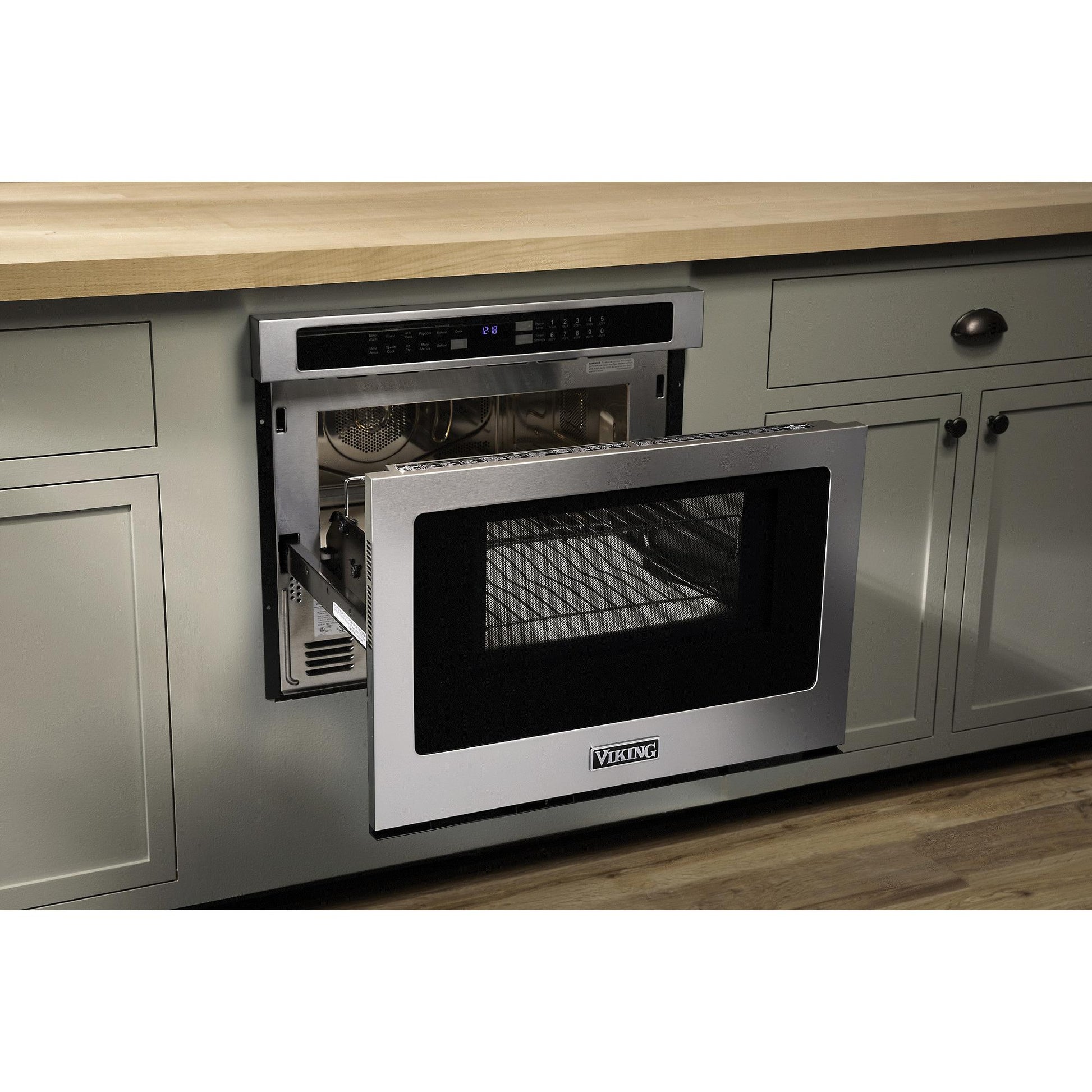 Viking 24-inch, 1.4 cu. ft. Drawer Microwave Oven with Convection VMODC5240SS IMAGE 4