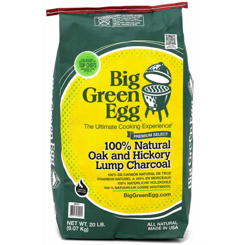 Big Green Egg 20lb Natural Oak & Hickory Lump Charcoal 127914 IMAGE 1