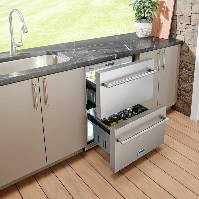 Thor Kitchen 24-inch, 5.4 cu. ft. Drawer Refrigerator TRF24U IMAGE 10