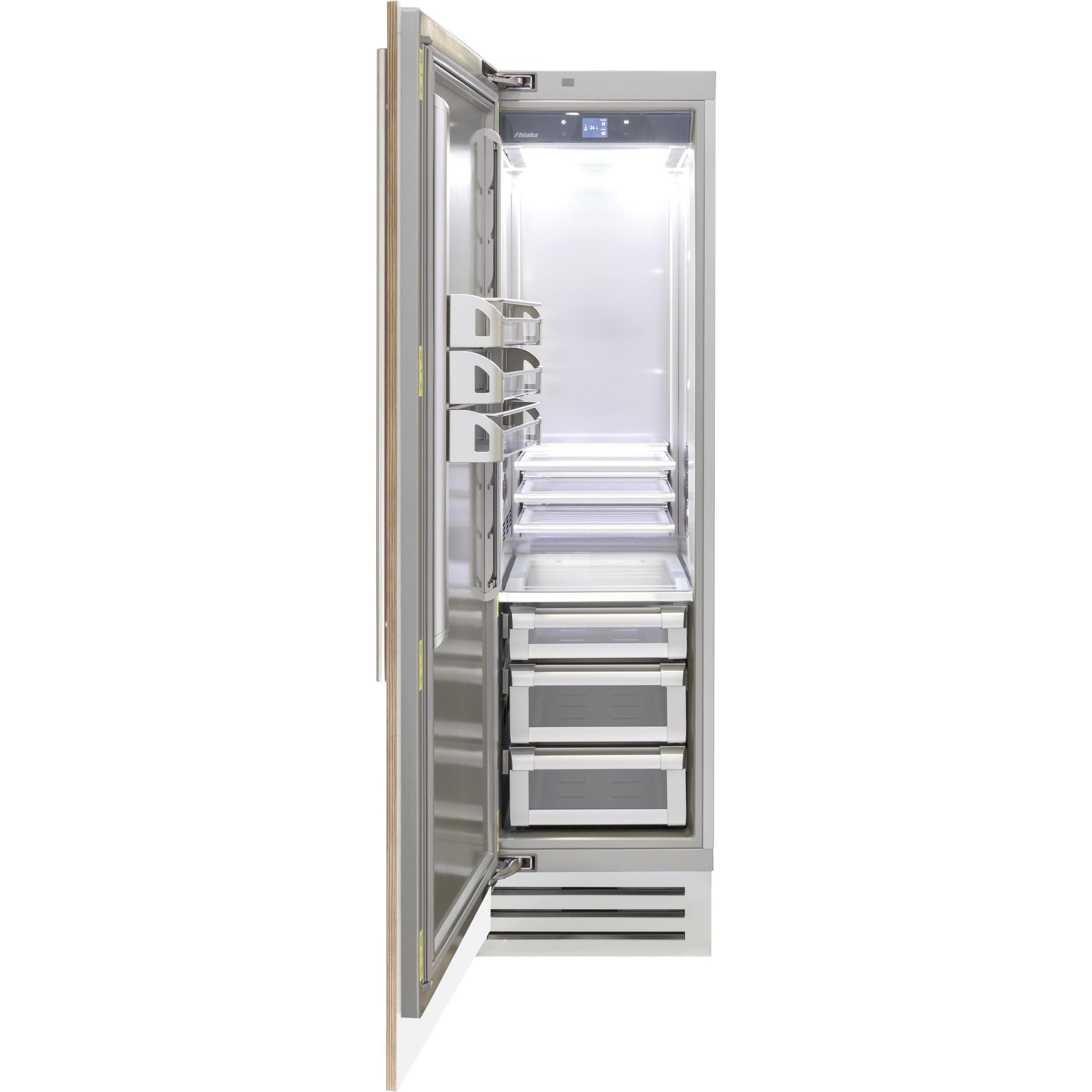 Fhiaba 24-inch, 13.03 cu. ft. Built-in All Refrigerator with Smart touch TFT Display FI24RFC-LO2 IMAGE 2