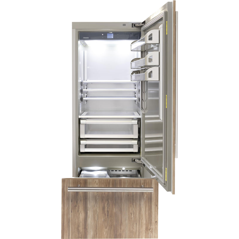 Fhiaba 30-inch, 14.5 cu.ft. Built-in Bottom Freezer Refrigerator with Interior Ice Maker FI30BI-RO1 IMAGE 2