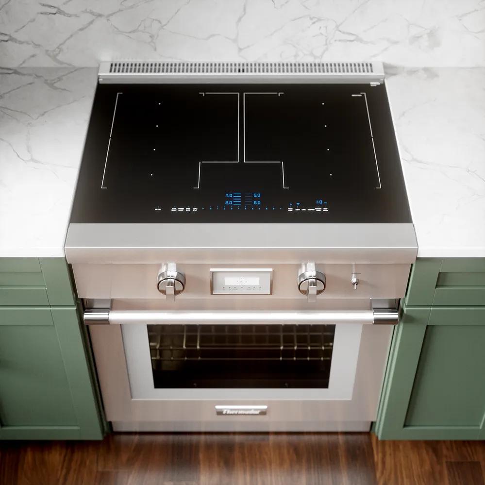 Thermador 30-inch Induction Range with HomeConnect PRI30LBHC IMAGE 7